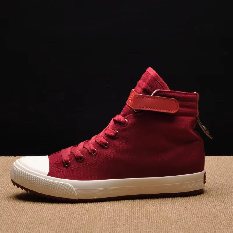 Men Canvas Shoes Fashion High Top Sneakers Spring Help Classic Unisex Style Breathable Man Casual Lovers Shoes