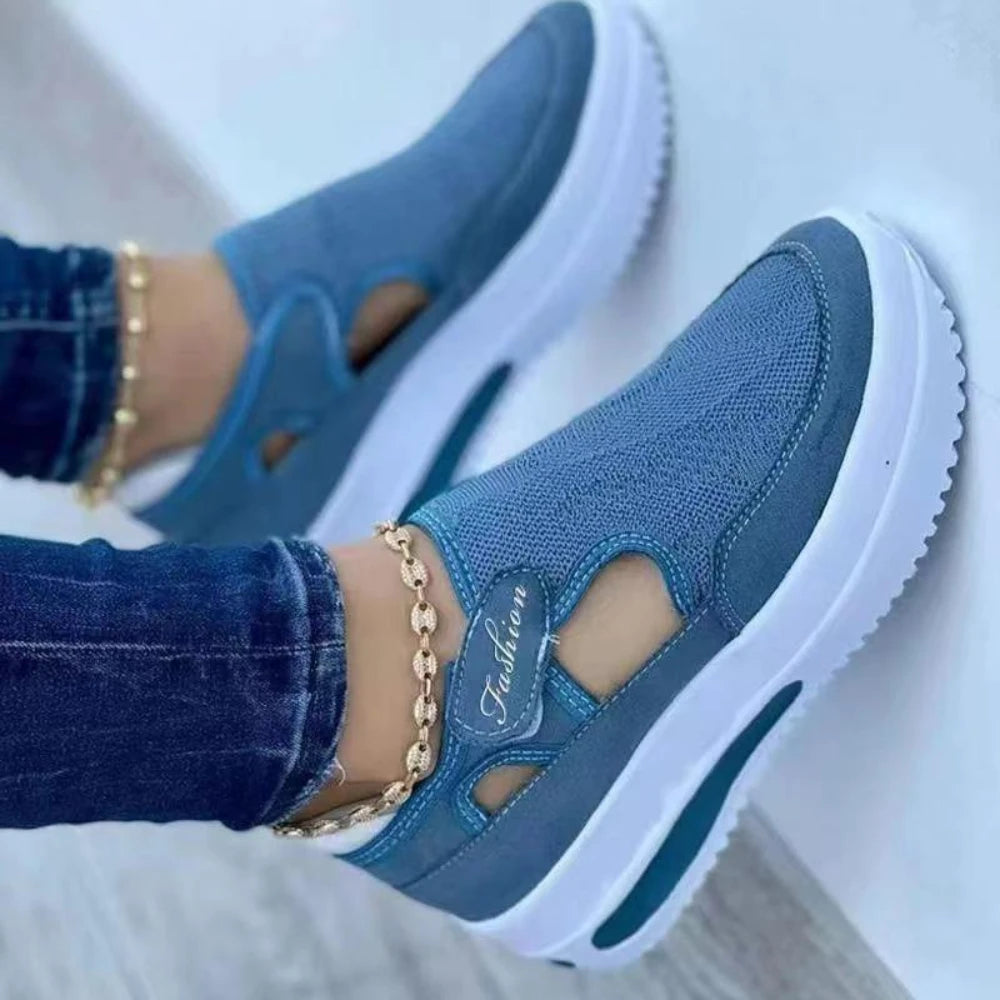 Women'S Red Sports Shoes, Canvas Tennis Shoes, Women'S Casual Sports Shoes, Platform Shoes, Empty Shoes