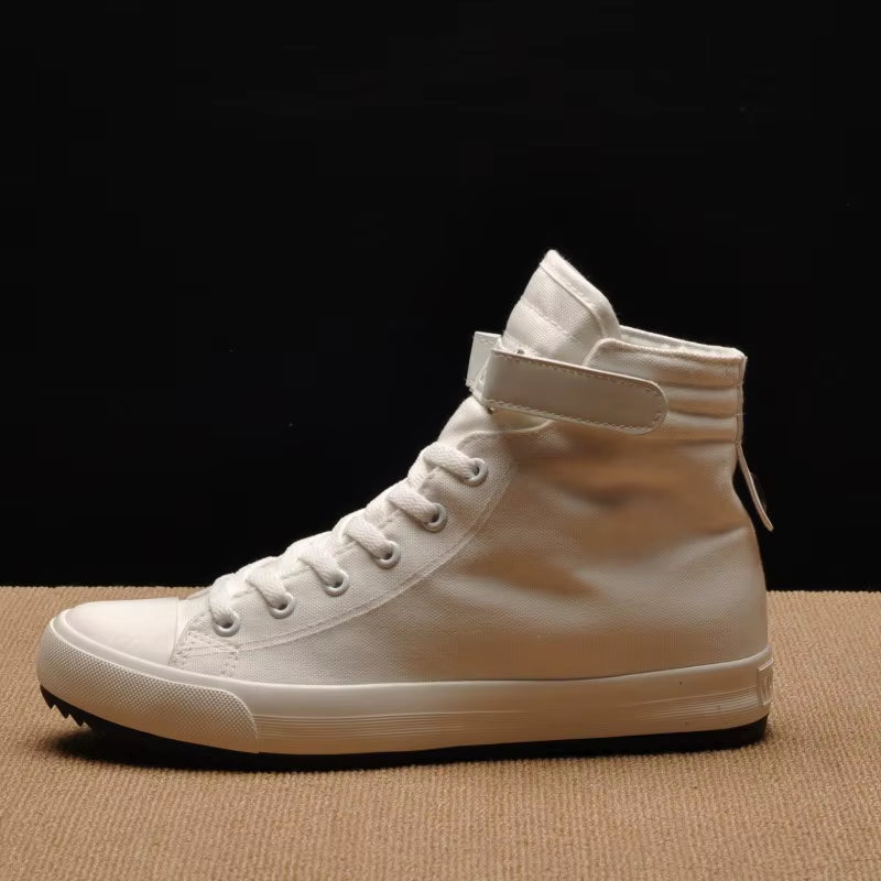 Men Canvas Shoes Fashion High Top Sneakers Spring Help Classic Unisex Style Breathable Man Casual Lovers Shoes