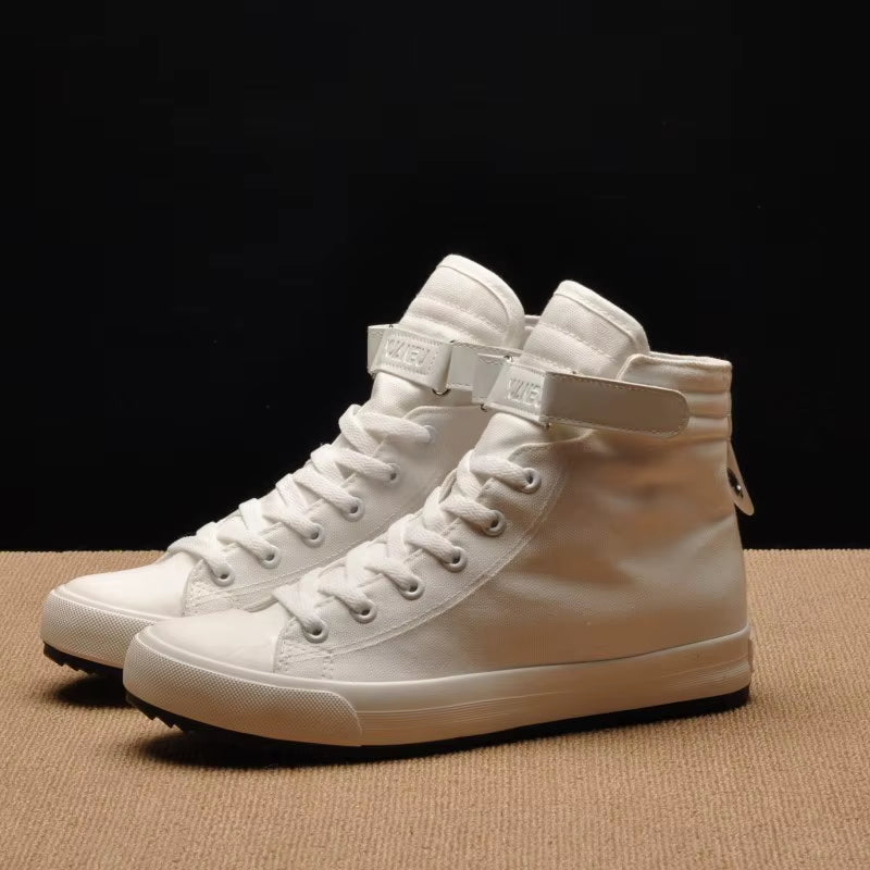Men Canvas Shoes Fashion High Top Sneakers Spring Help Classic Unisex Style Breathable Man Casual Lovers Shoes
